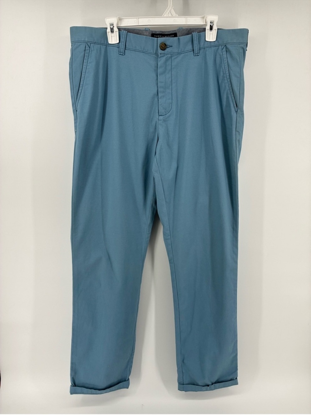 Tommy Hilfiger Men's Slate Blue Chinos Size 36x34
